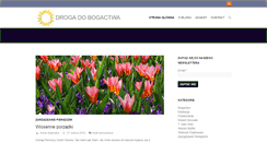 Desktop Screenshot of drogadobogactwa.com